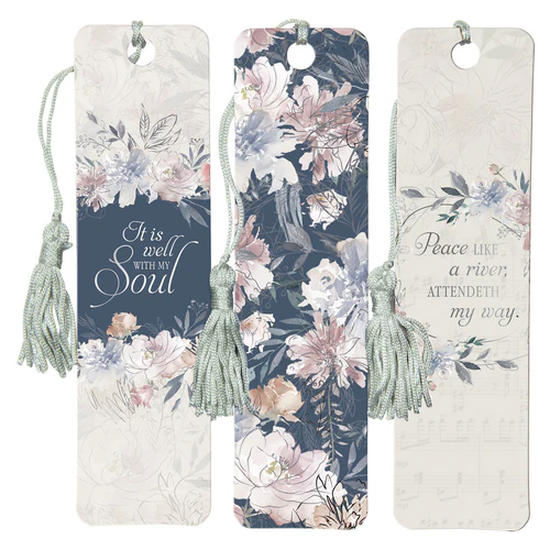 Bokmärkesset med tofs – It Is Well With My Soul, 3 stycken